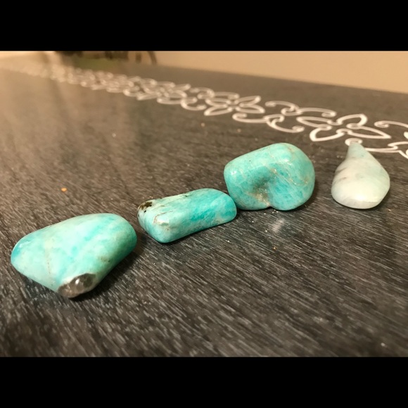 4 pieces of amazonite - Picture 5 of 6
